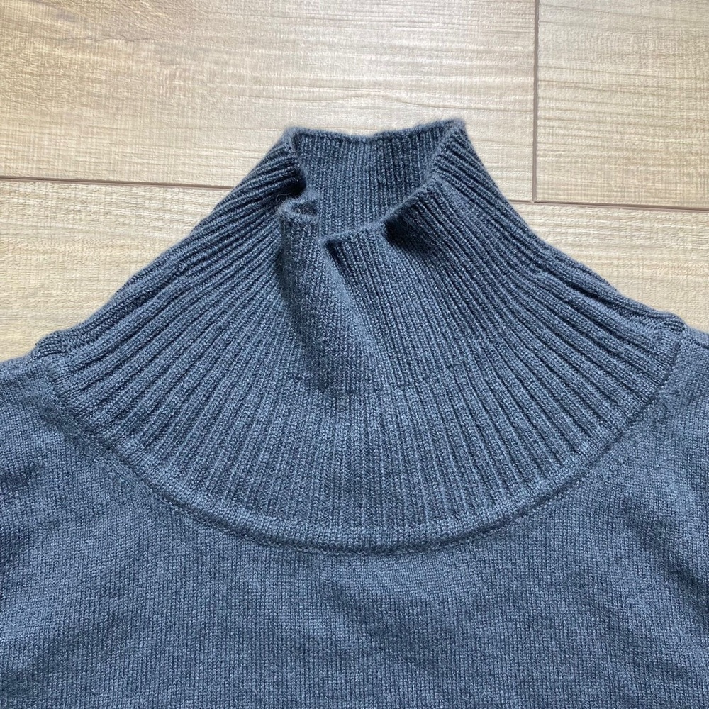 Club Monaco Womens Cashmere Mock Neck Tunic Size XXS Gray‎ Relaxed Fit - Picture 8 of 11